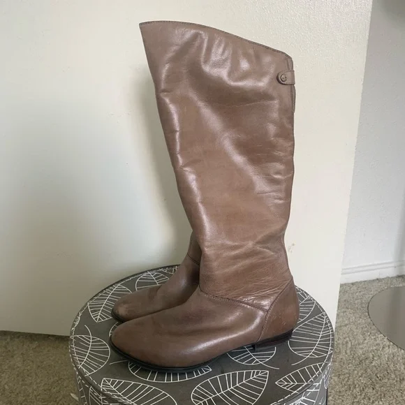 ALDO Light Brown Tan Gray Taite Boots Size 6.5 - Picture 4 of 16